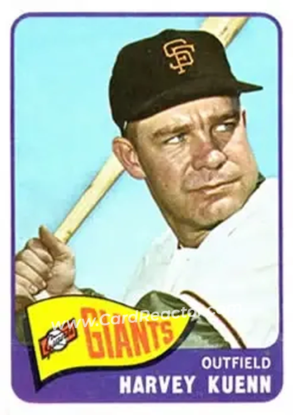 1965 Topps #103 - Harvey Kuenn - San Francisco Giants - Front