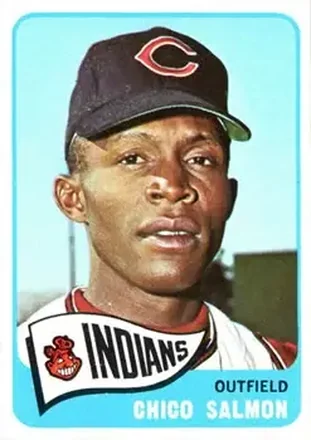 1965 Topps #105 - Chico Salmon - Cleveland Indians