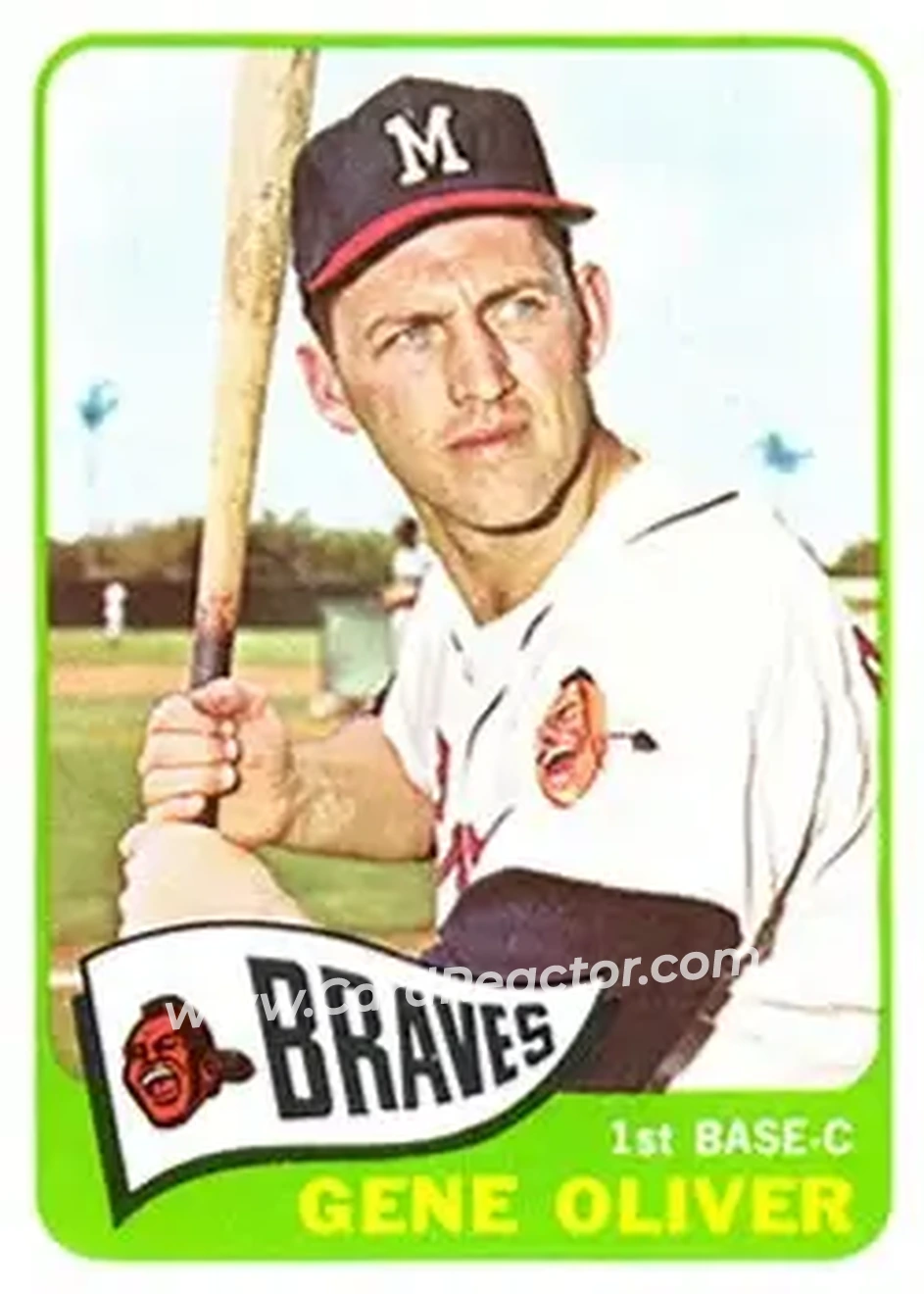 1965 Topps #106 - Gene Oliver - Milwaukee Braves - Front
