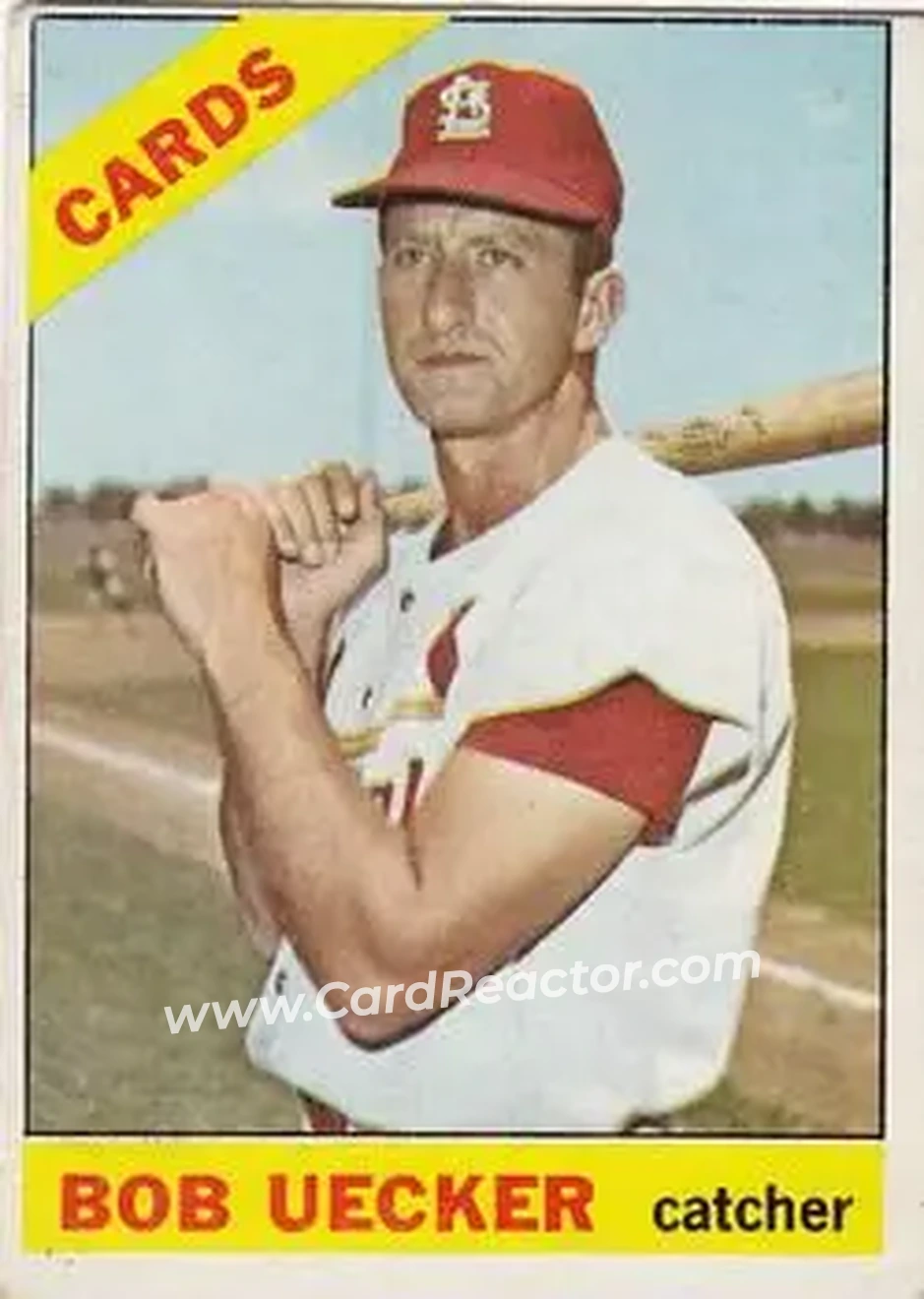 1966 O-Pee-Chee #91 - Bob Uecker - St. Louis Cardinals - Front 1966 O-Pee-Chee #91 - Bob Uecker - St. Louis Cardinals - Front