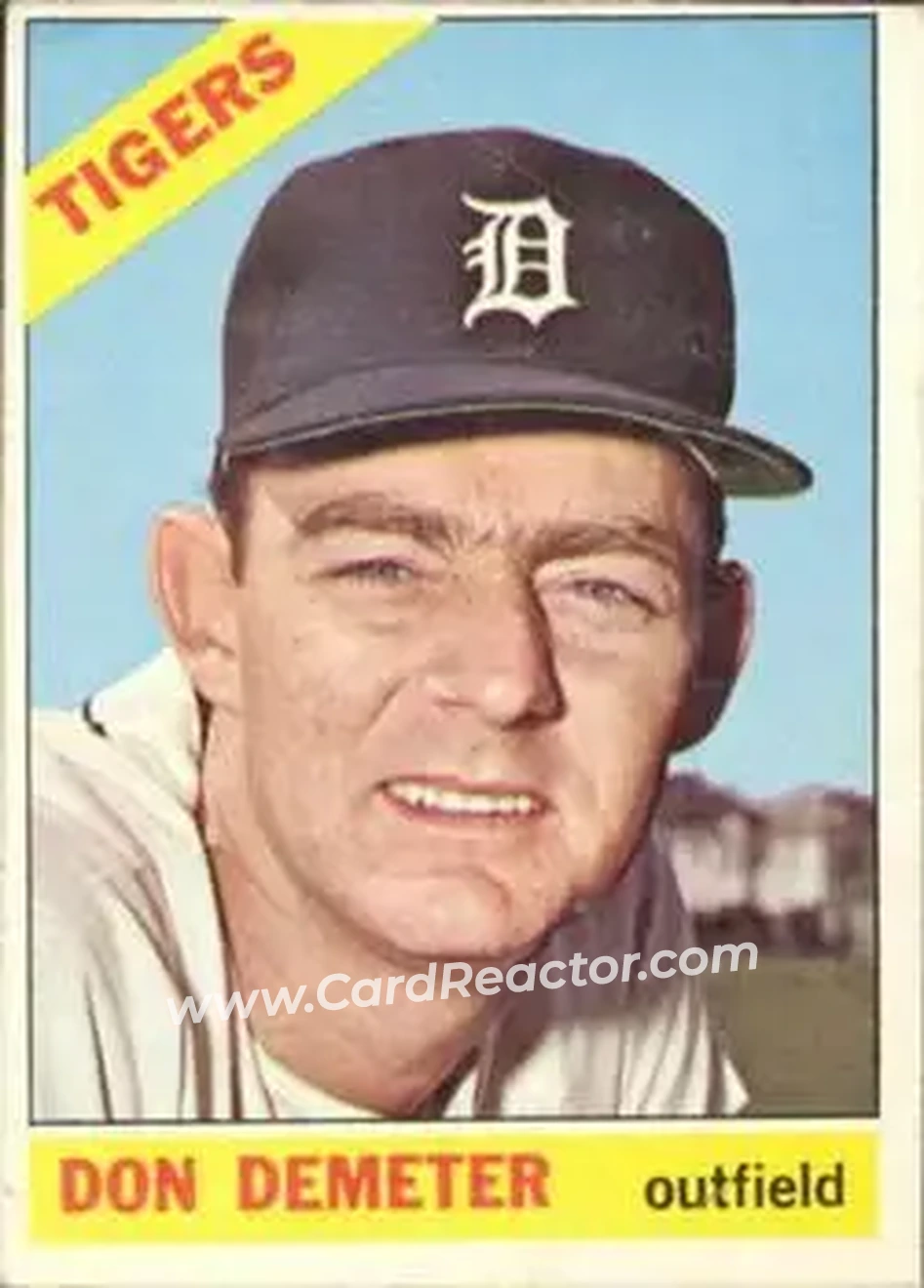 1966 O-Pee-Chee #98 - Don Demeter - Detroit Tigers - Front