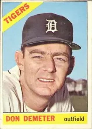 1966 O-Pee-Chee #98 - Don Demeter - Detroit Tigers