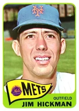 1965 Topps #114 - Jim Hickman - New York Mets