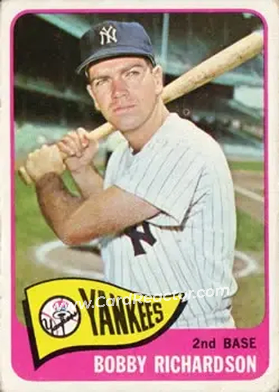 1965 Topps #115 - Bobby Richardson - New York Yankees - Front