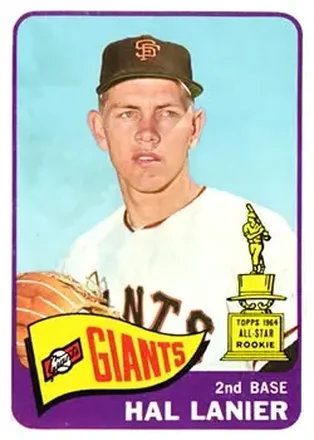 1965 Topps #118 - Hal Lanier - San Francisco Giants