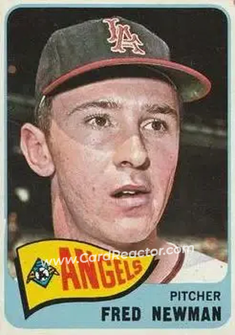 1965 O-Pee-Chee #101 - Fred Newman - Los Angeles Angels - Front