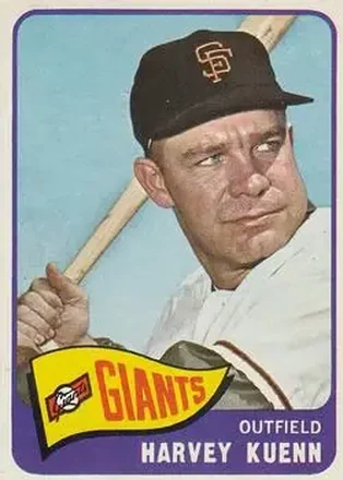 1965 O-Pee-Chee #103 - Harvey Kuenn - San Francisco Giants