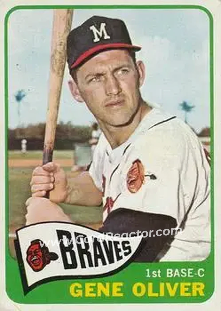 1965 O-Pee-Chee #106 - Gene Oliver - Milwaukee Braves - Front