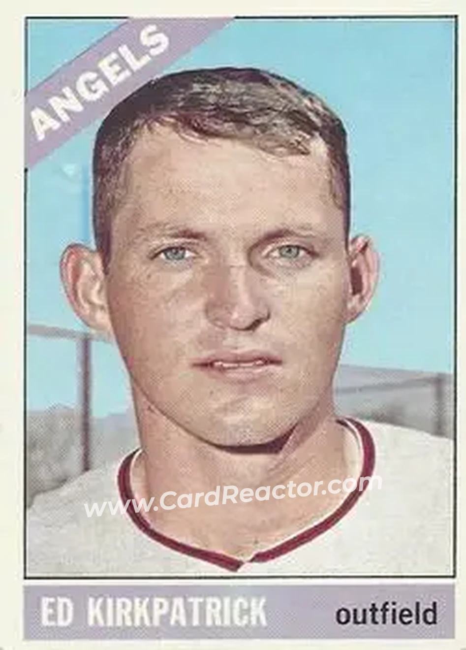 1966 O-Pee-Chee #102 - Ed Kirkpatrick - California Angels - Front