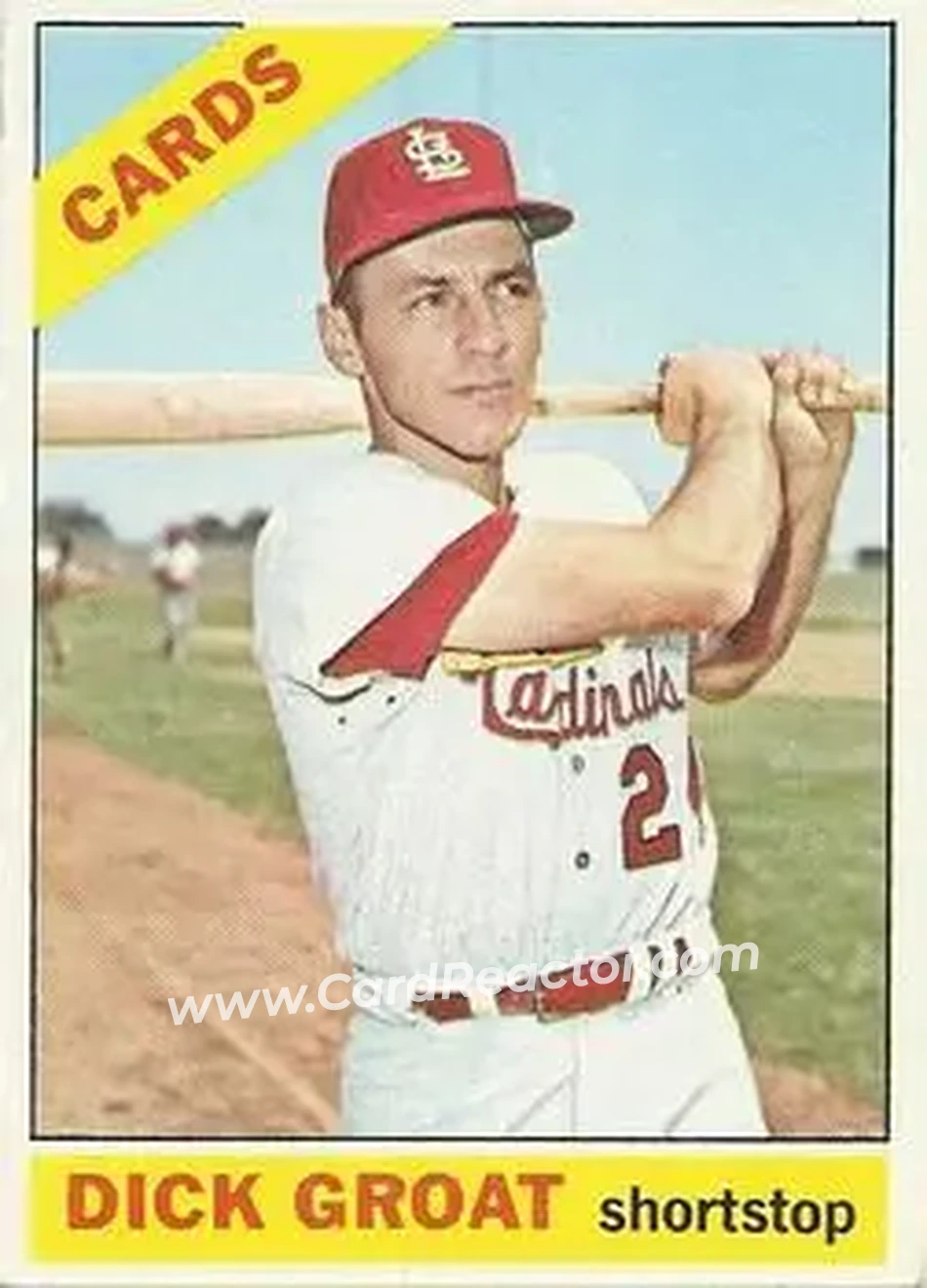 1966 O-Pee-Chee #103 - Dick Groat - St. Louis Cardinals - Front 1966 O-Pee-Chee #103 - Dick Groat - St. Louis Cardinals - Front