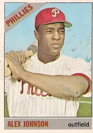 1966 O-Pee-Chee #104 - Alex Johnson - Philadelphia Phillies