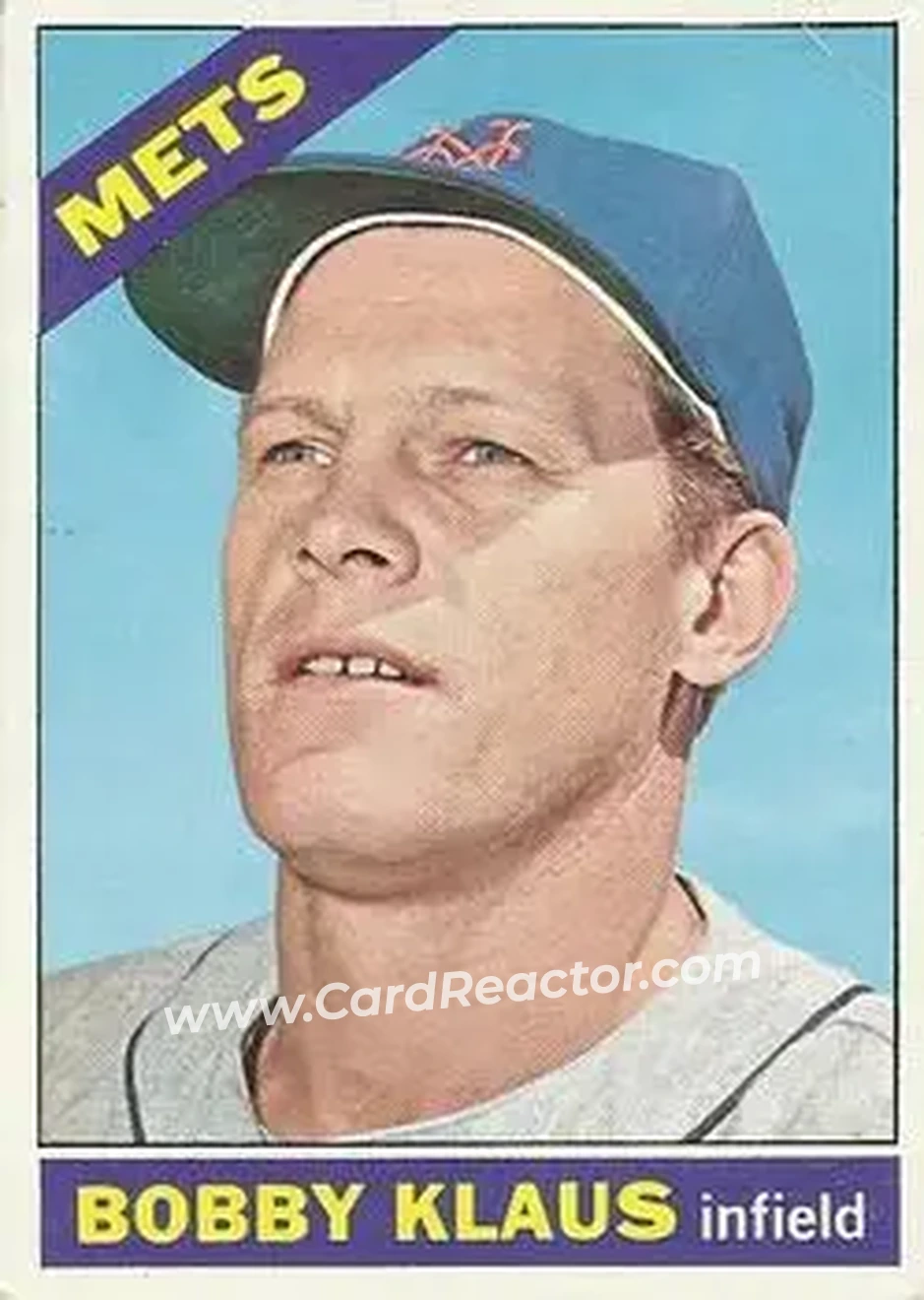 1966 O-Pee-Chee #108 - Bobby Klaus - New York Mets - Front