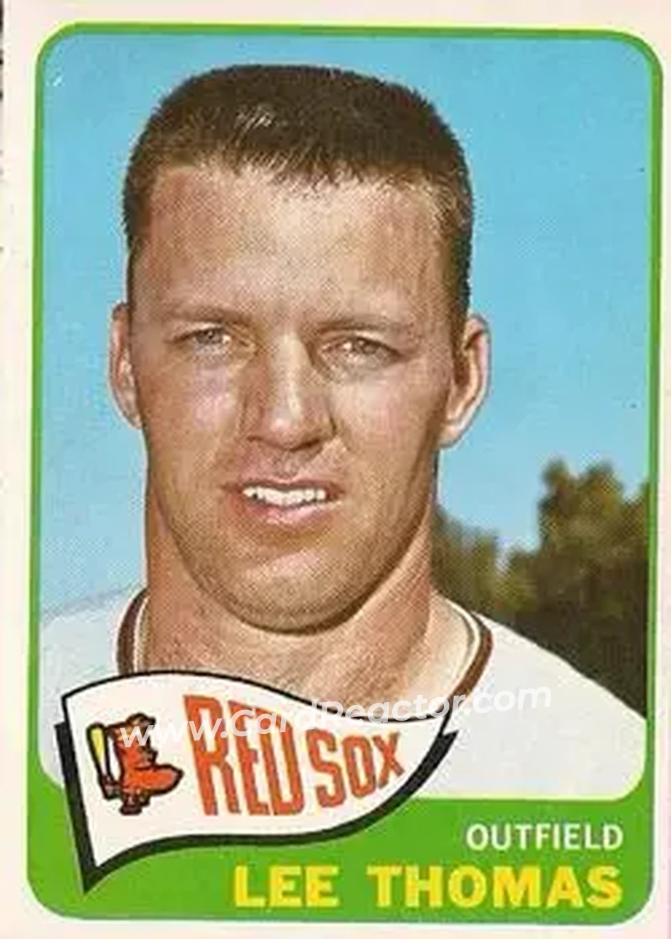 1965 O-Pee-Chee #111 - Leroy Thomas - Boston Red Sox - Front