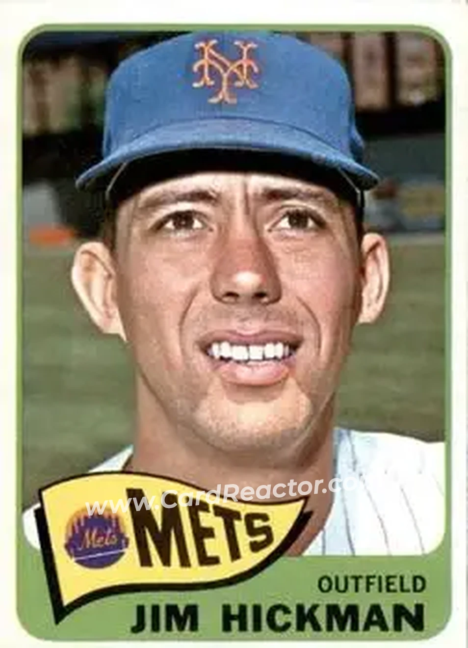 1965 O-Pee-Chee #114 - Jim Hickman - New York Mets - Front