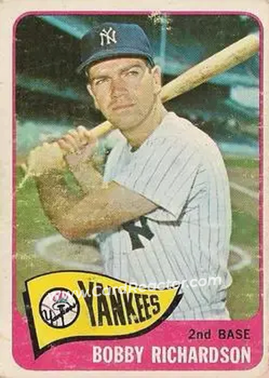 1965 O-Pee-Chee #115 - Bobby Richardson - New York Yankees - Front