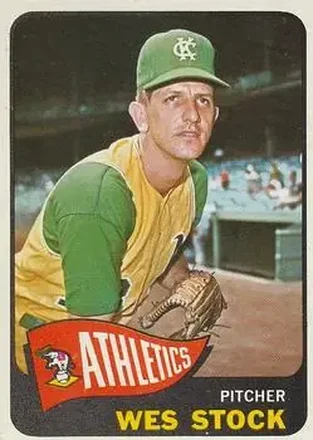 1965 O-Pee-Chee #117 - Wes Stock - Kansas City Athletics 1965 O-Pee-Chee #117 - Wes Stock - Kansas City Athletics
