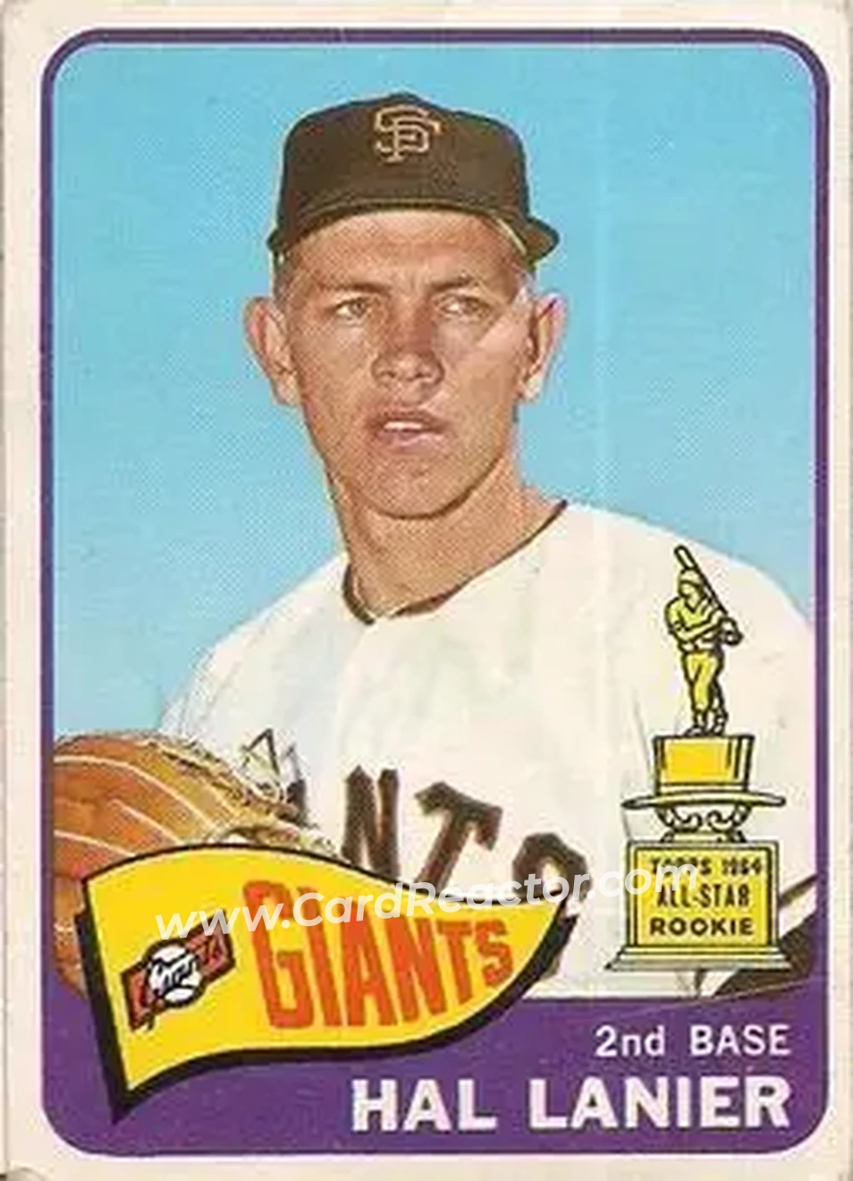 1965 O-Pee-Chee #118 - Hal Lanier - San Francisco Giants - Front