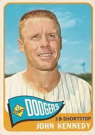 1965 O-Pee-Chee #119 - John Kennedy - Los Angeles Dodgers