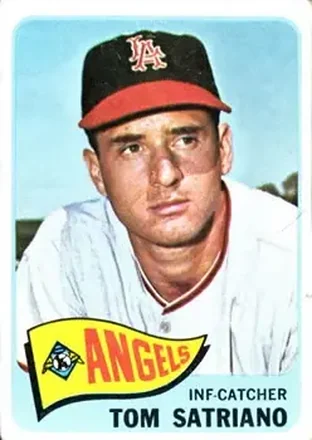 1965 Topps #124 - Tom Satriano - Los Angeles Angels