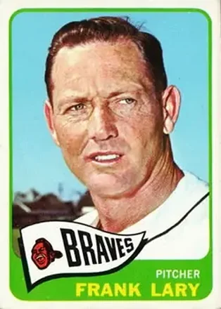 1965 Topps #127 - Frank Lary - Milwaukee Braves 1965 Topps #127 - Frank Lary - Milwaukee Braves