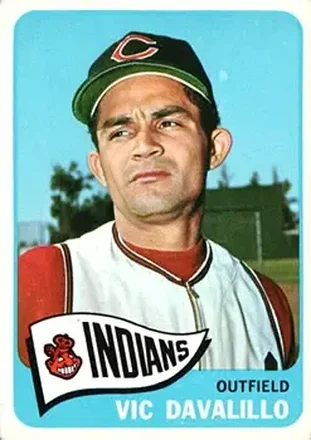 1965 Topps #128 - Vic Davalillo - Cleveland Indians