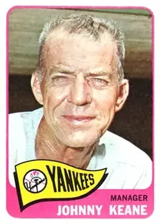 1965 Topps #131 - Johnny Keane - New York Yankees