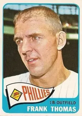 1965 O-Pee-Chee #123 - Frank Thomas - Philadelphia Phillies