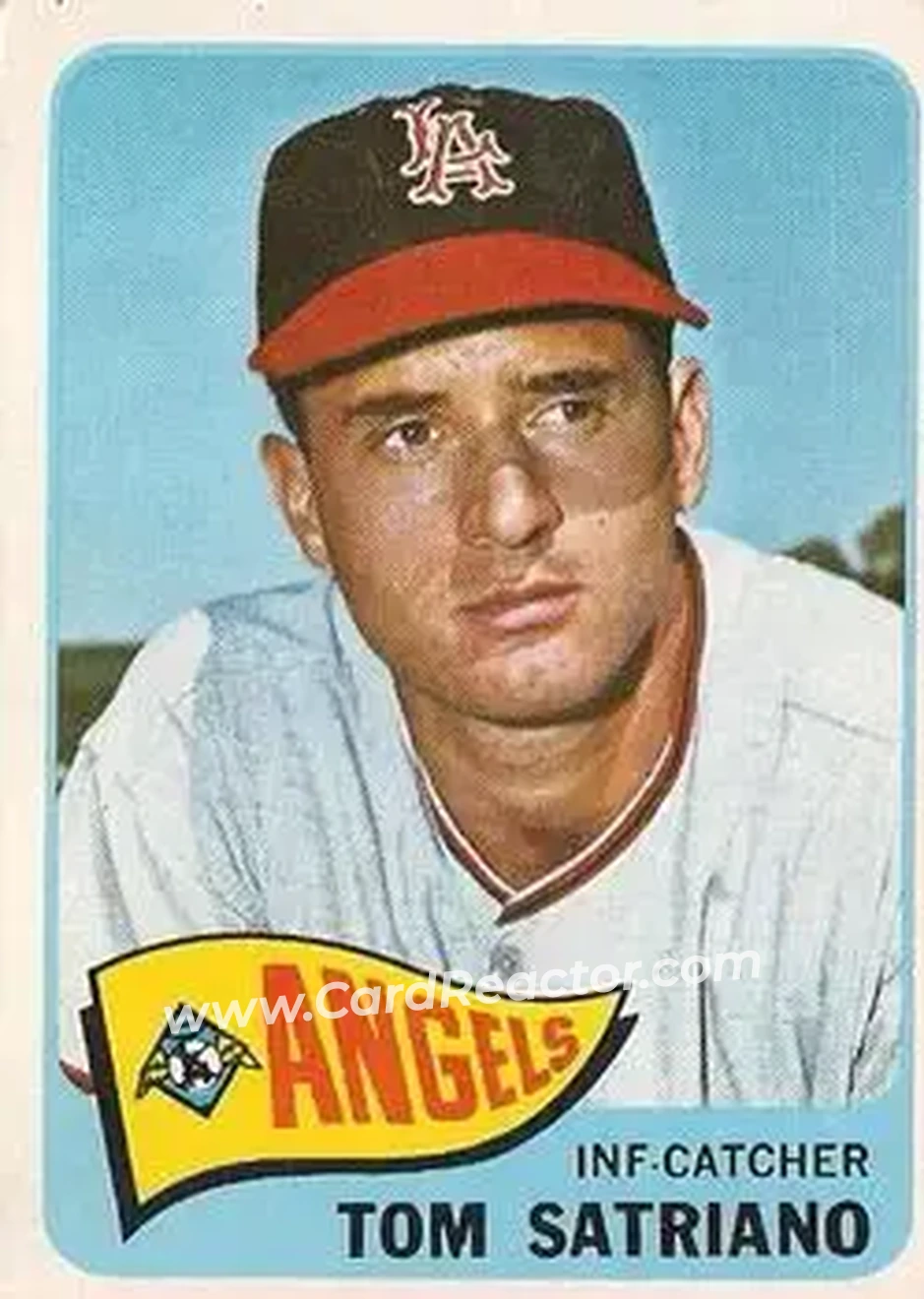 1965 O-Pee-Chee #124 - Tom Satriano - Los Angeles Angels - Front 1965 O-Pee-Chee #124 - Tom Satriano - Los Angeles Angels - Front