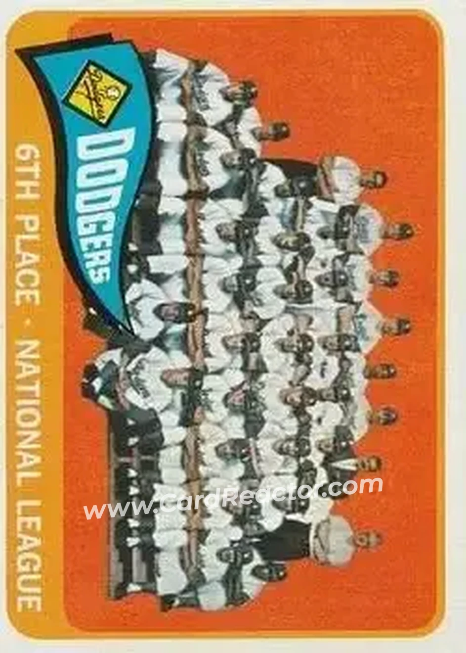 1965 O-Pee-Chee #126 - Card #126 - Los Angeles Dodgers - Front