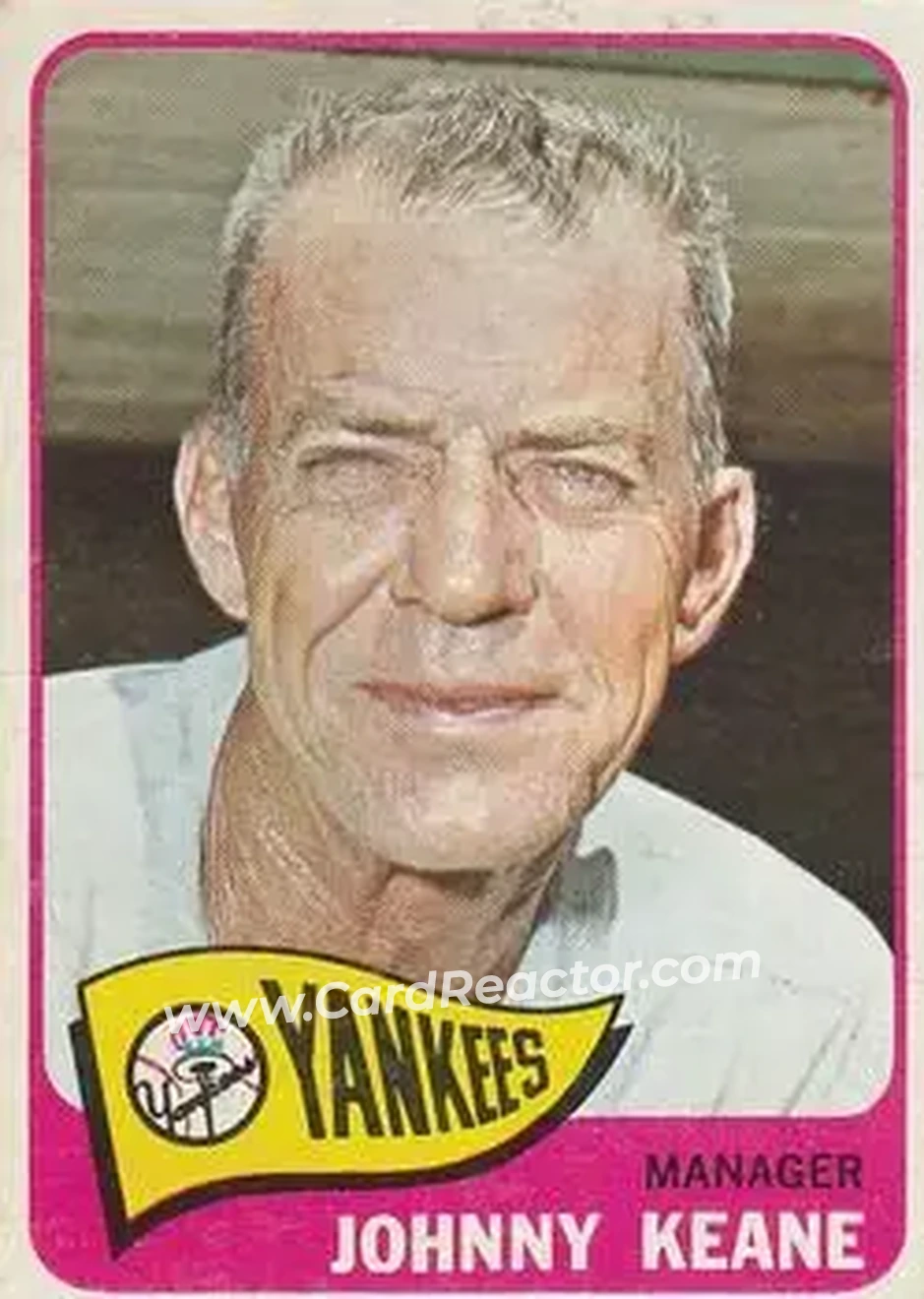 1965 O-Pee-Chee #131 - Johnny Keane - New York Yankees - Front