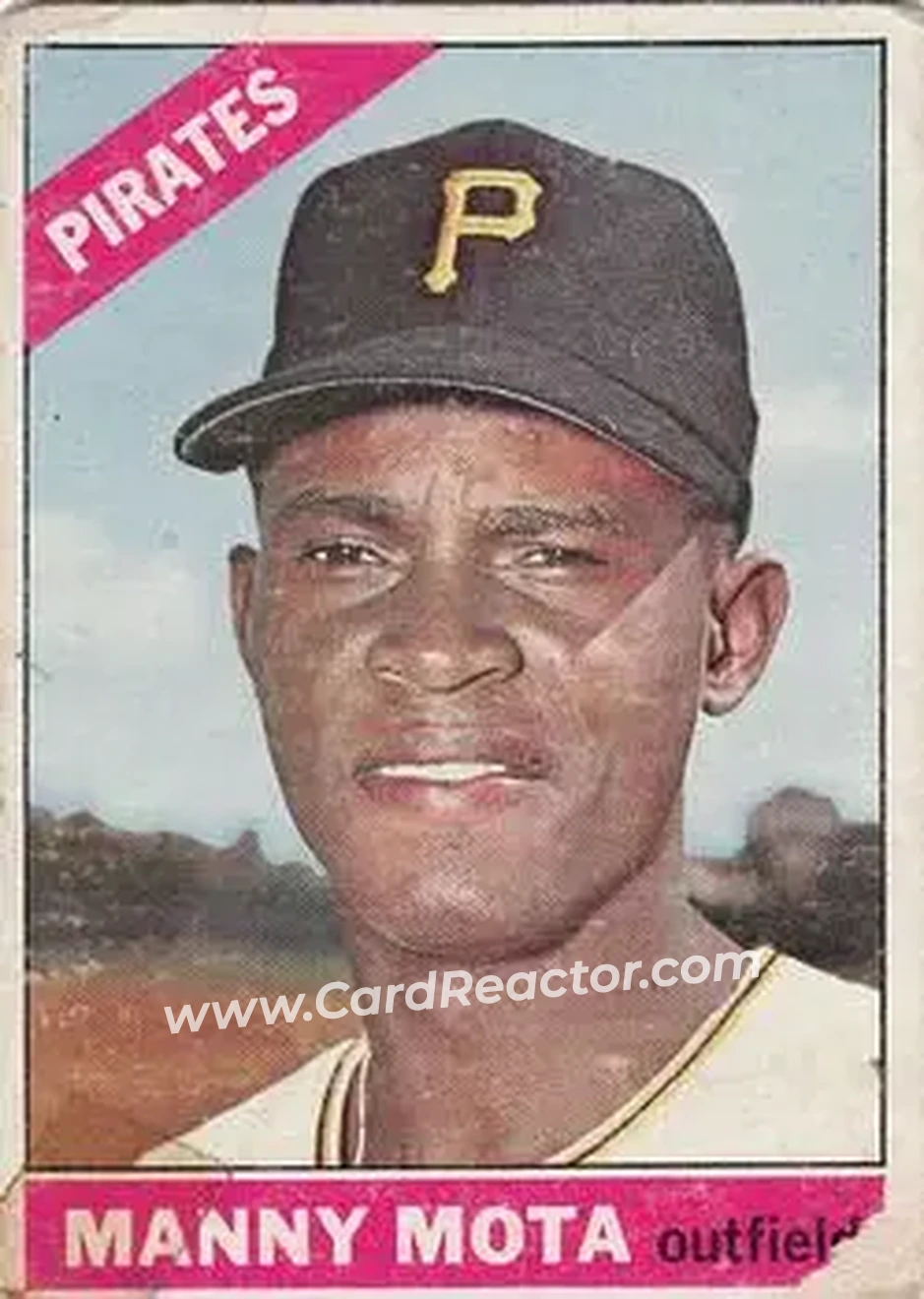 1966 O-Pee-Chee #112 - Manny Mota - Pittsburgh Pirates - Front