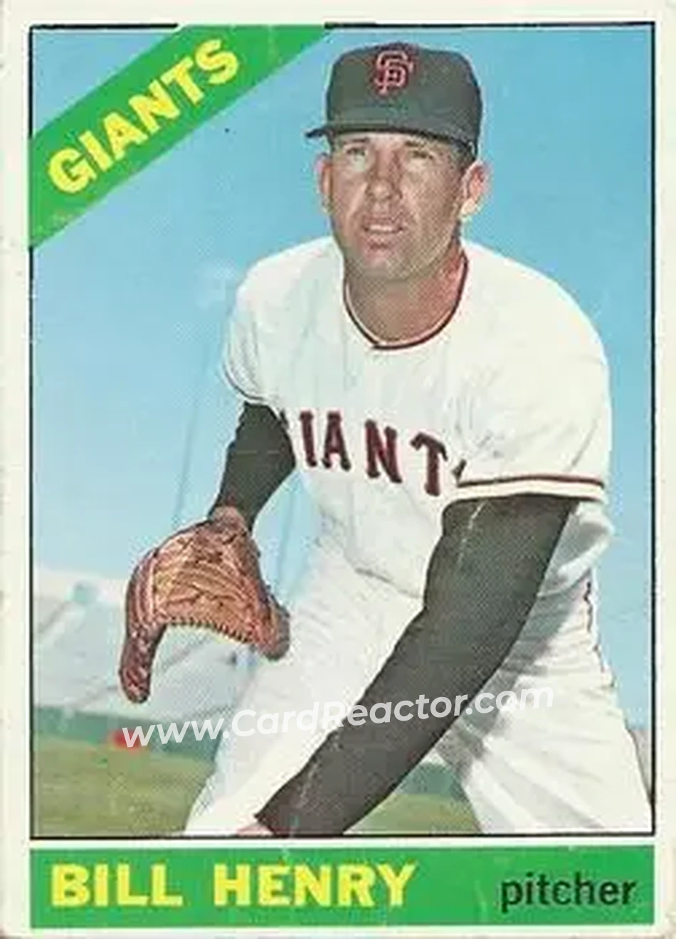 1966 O-Pee-Chee #115 - Bill Henry - San Francisco Giants - Front