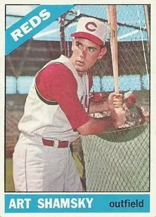 1966 O-Pee-Chee #119 - Art Shamsky - Cincinnati Reds