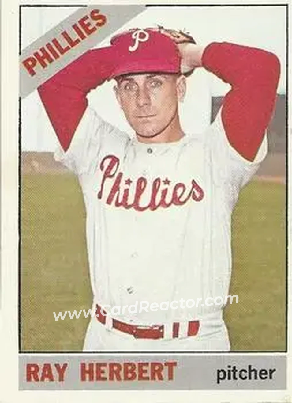 1966 O-Pee-Chee #121 - Ray Herbert - Philadelphia Phillies - Front