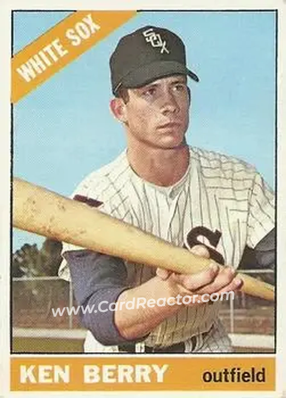 1966 O-Pee-Chee #127 - Ken Berry - Chicago White Sox - Front