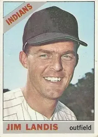 1966 O-Pee-Chee #128 - Jim Landis - Cleveland Indians 1966 O-Pee-Chee #128 - Jim Landis - Cleveland Indians