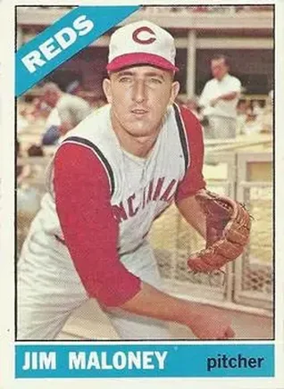 1966 O-Pee-Chee #140 - Jim Maloney - Cincinnati Reds