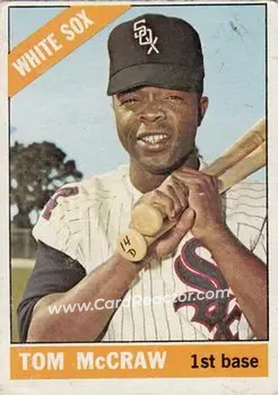 1966 O-Pee-Chee #141 - Tommy McCraw - Chicago White Sox - Front