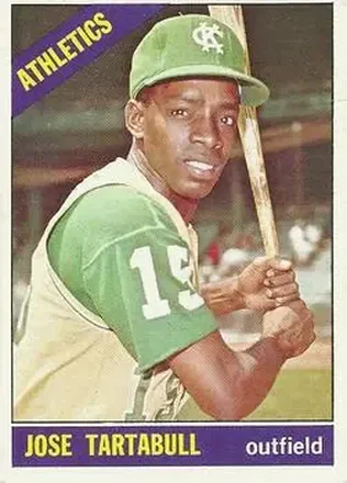 1966 O-Pee-Chee #143 - Jose Tartabull - Kansas City Athletics 1966 O-Pee-Chee #143 - Jose Tartabull - Kansas City Athletics