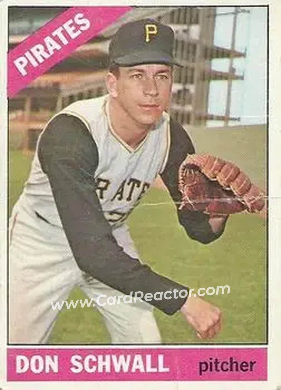 1966 O-Pee-Chee #144 - Don Schwall - Pittsburgh Pirates - Front