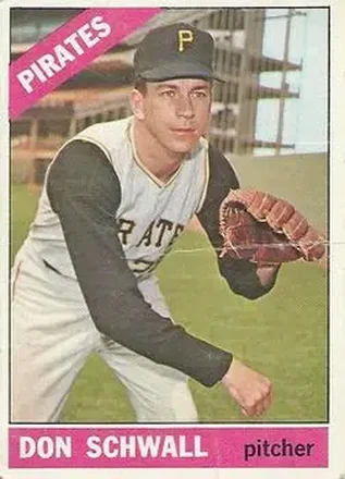 1966 O-Pee-Chee #144 - Don Schwall - Pittsburgh Pirates 1966 O-Pee-Chee #144 - Don Schwall - Pittsburgh Pirates