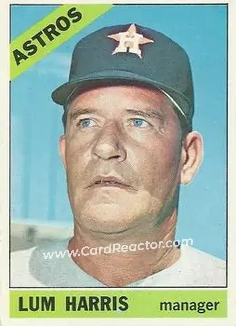 1966 O-Pee-Chee #147 - Lum Harris - Houston Astros - Front