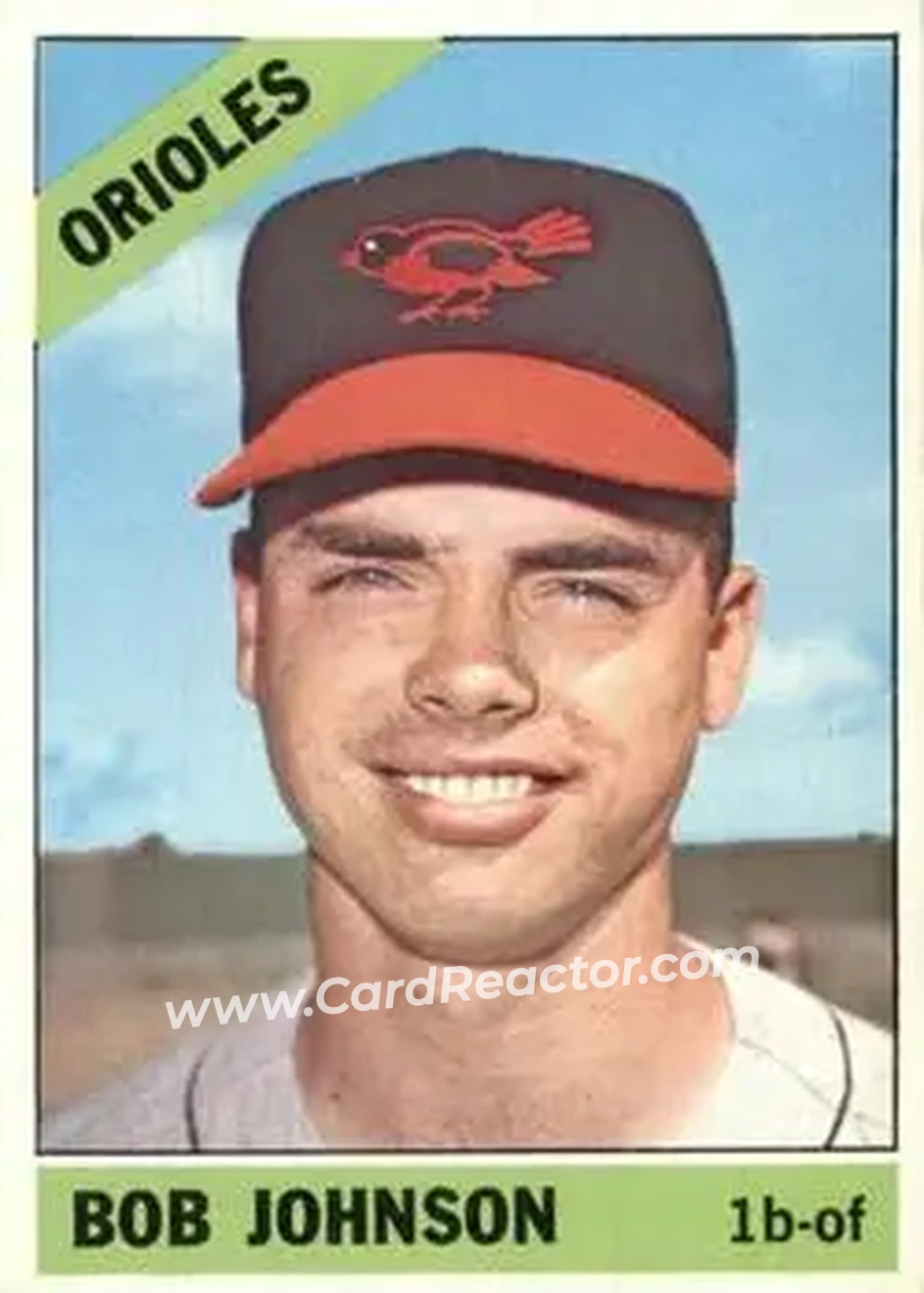 1966 O-Pee-Chee #148 - Bob Johnson - Baltimore Orioles - Front