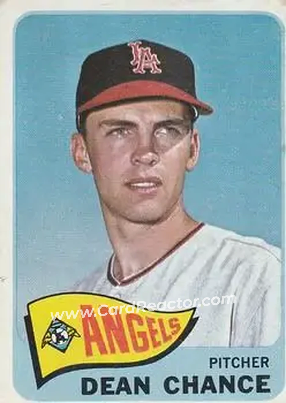1965 O-Pee-Chee #140 - Dean Chance - Los Angeles Angels - Front