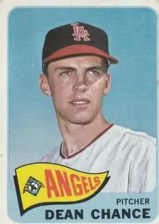 1965 O-Pee-Chee #140 - Dean Chance - Los Angeles Angels 1965 O-Pee-Chee #140 - Dean Chance - Los Angeles Angels