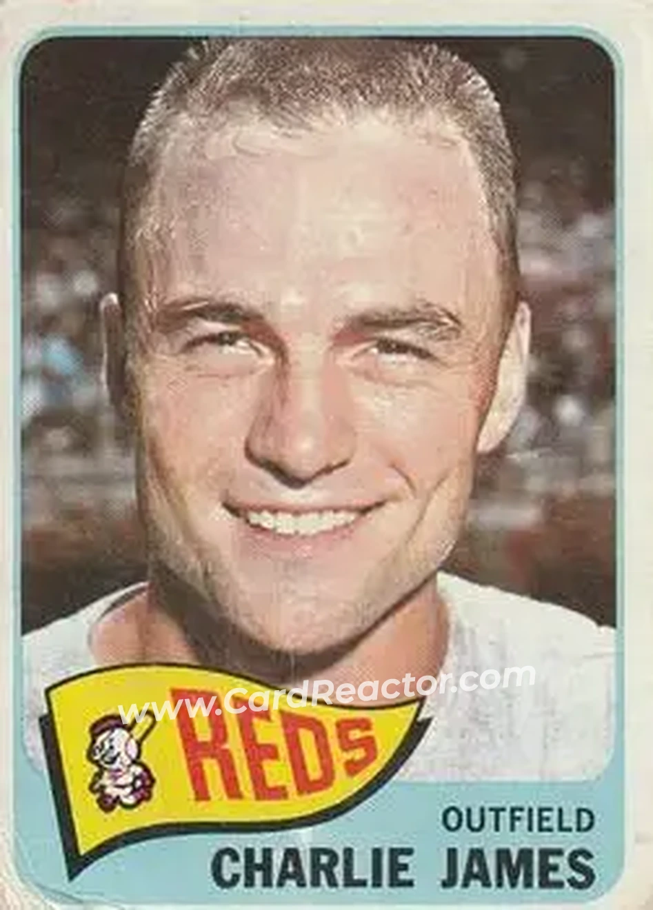 1965 O-Pee-Chee #141 - Charley James - Cincinnati Reds - Front