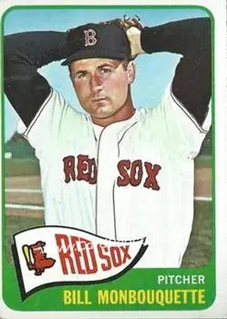1965 O-Pee-Chee #142 - Bill Monbouquette - Boston Red Sox - Front 1965 O-Pee-Chee #142 - Bill Monbouquette - Boston Red Sox - Front