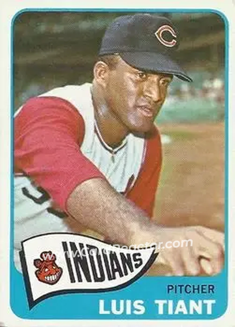 1965 O-Pee-Chee #145 - Luis Tiant - Cleveland Indians - Front