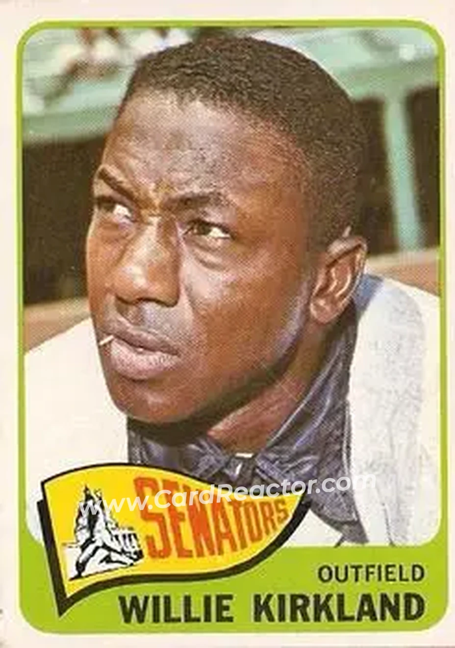 1965 O-Pee-Chee #148 - Willie Kirkland - Washington Senators - Front