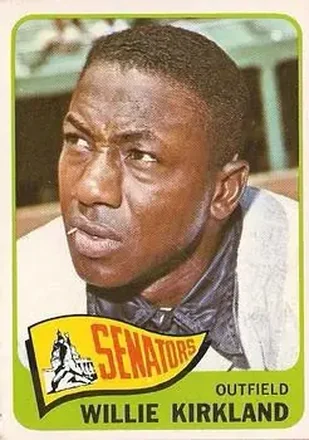 1965 O-Pee-Chee #148 - Willie Kirkland - Washington Senators